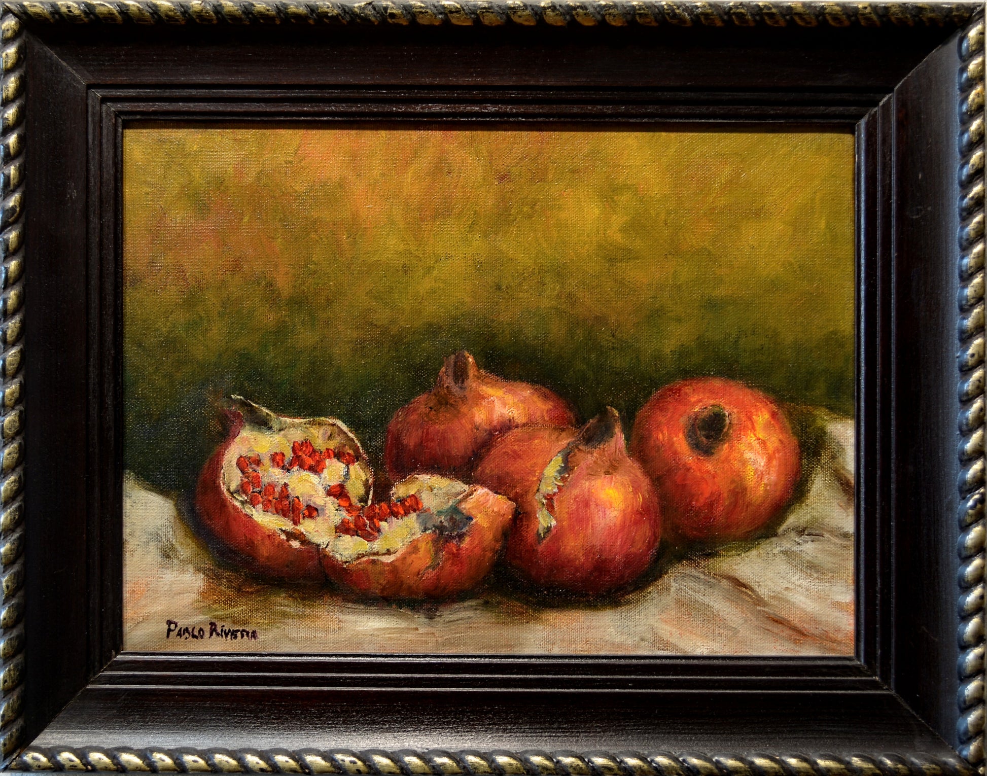 Cuadro Pintura Oleo Original Bodegón Frutas #4 - Cuadros Originales Pintura al Oleo Chile  ENVIOS GRATIS