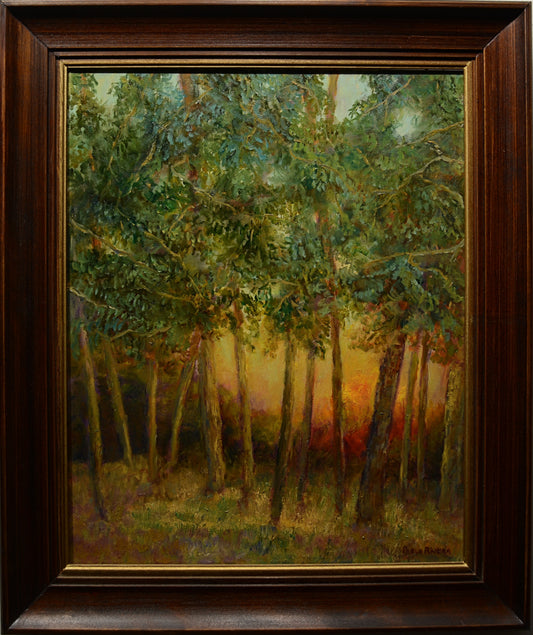 Cuadro Pintura Oleo Original Árboles #2