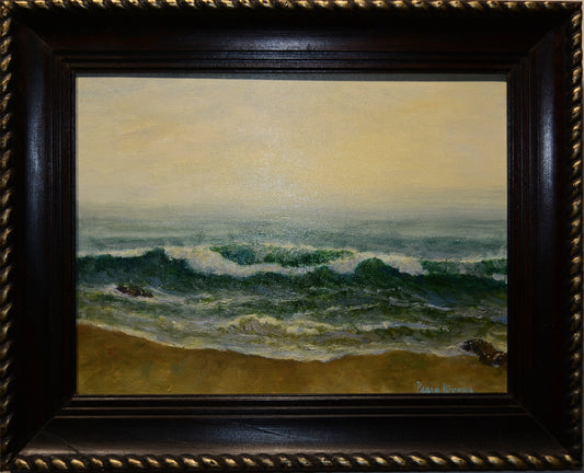 Cuadro Pintura Oleo Original Marina #3